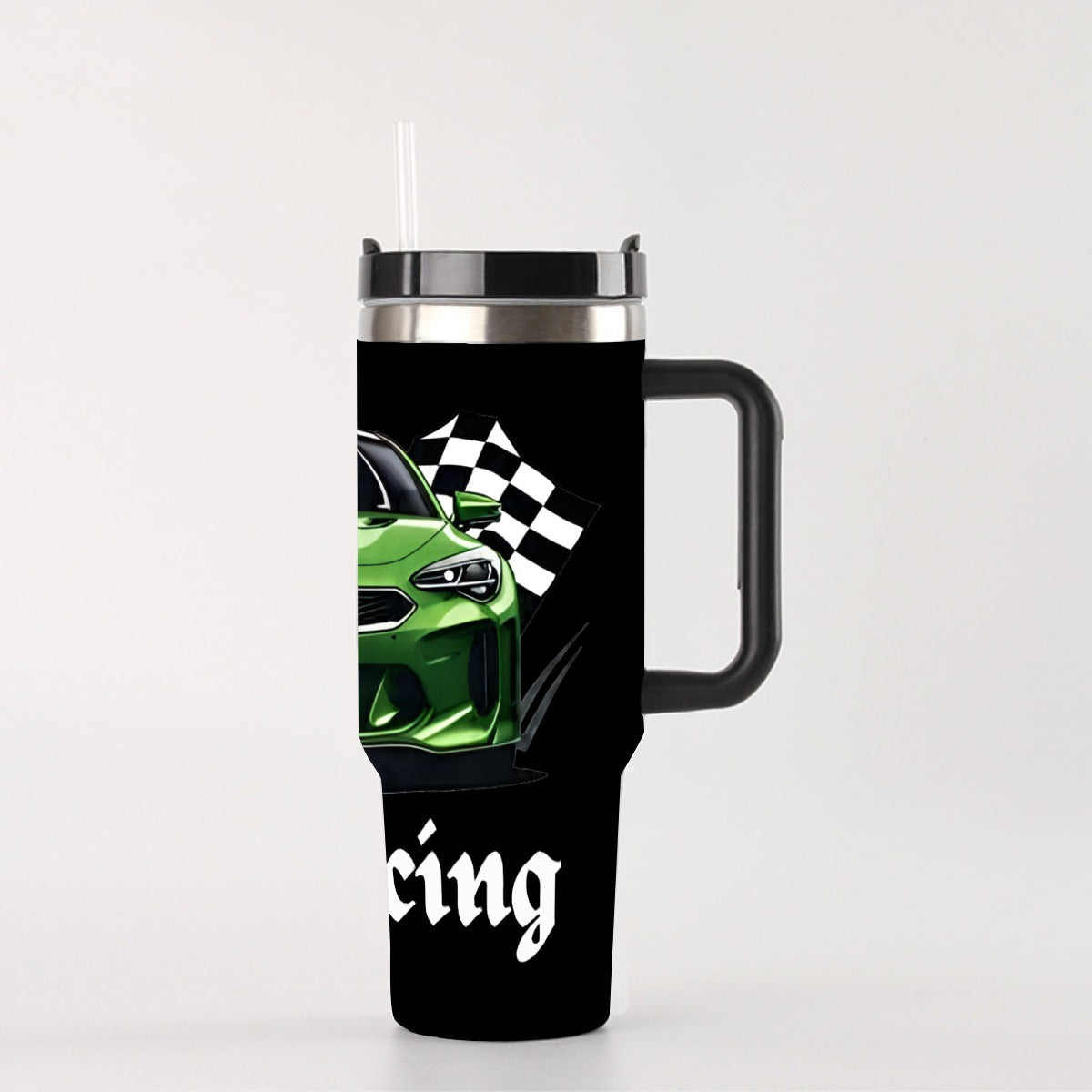 DRS Racing 1.2L tumbler fitting in a car cup holder