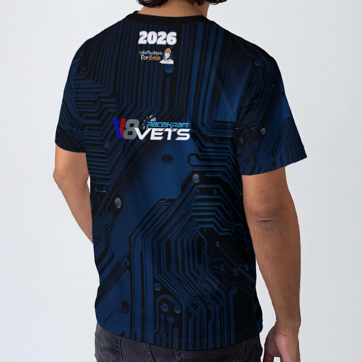 V8 Vets // 2026 Season Technical Tee - Alternate Version