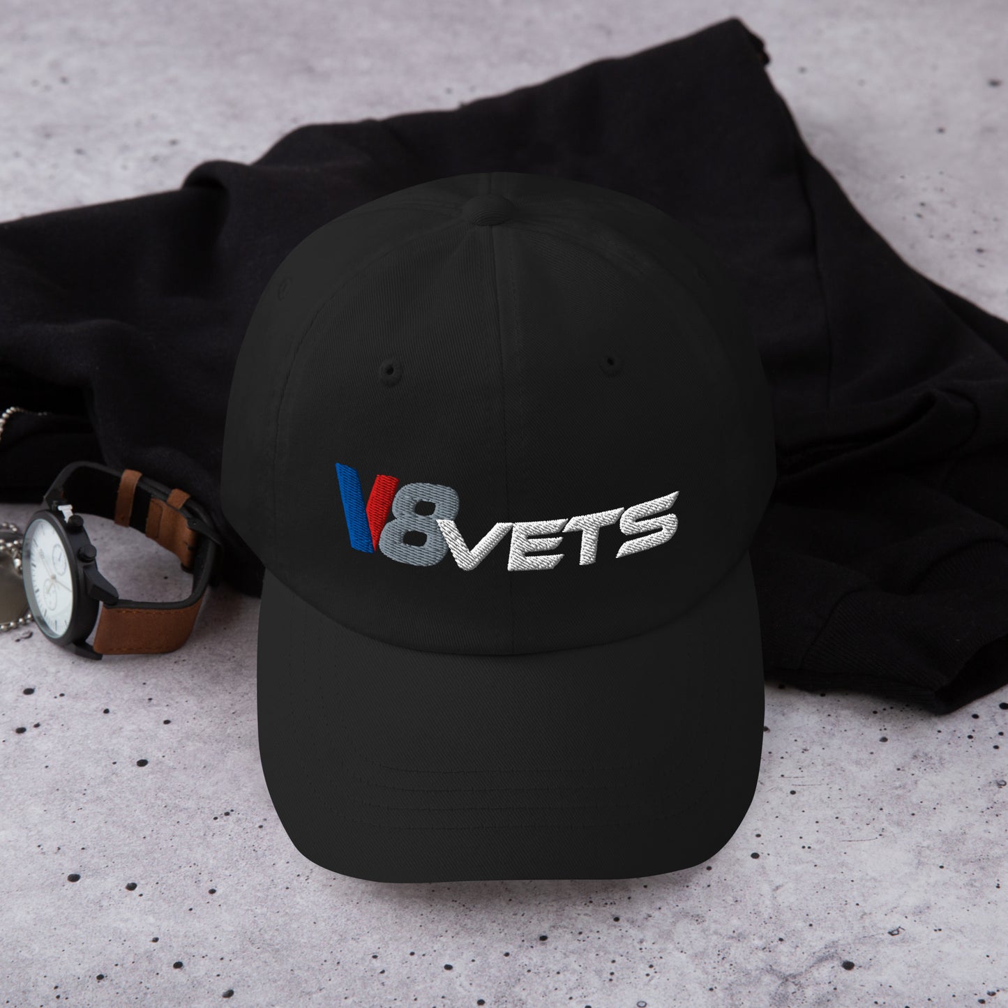 V8 Vets - Premium Embroidered Baseball Cap